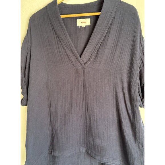 Xirena Women’s Avery Top Chelsea Gauze Sz Medium North Star Blue Nautical Casual - Picture 3 of 9